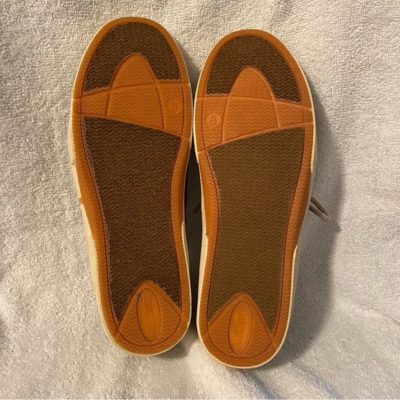 Fall Creek Shoes Mens Size 8 Lace Up Flats Boat Brown Bellaire - Picture 4 of 11